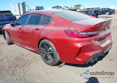 2021 BMW M8 Gran Coupe from USA, damaged, VIN WBSGV0C00MCG30211